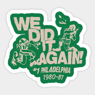 1980 Philly Sports What a Year Sticker